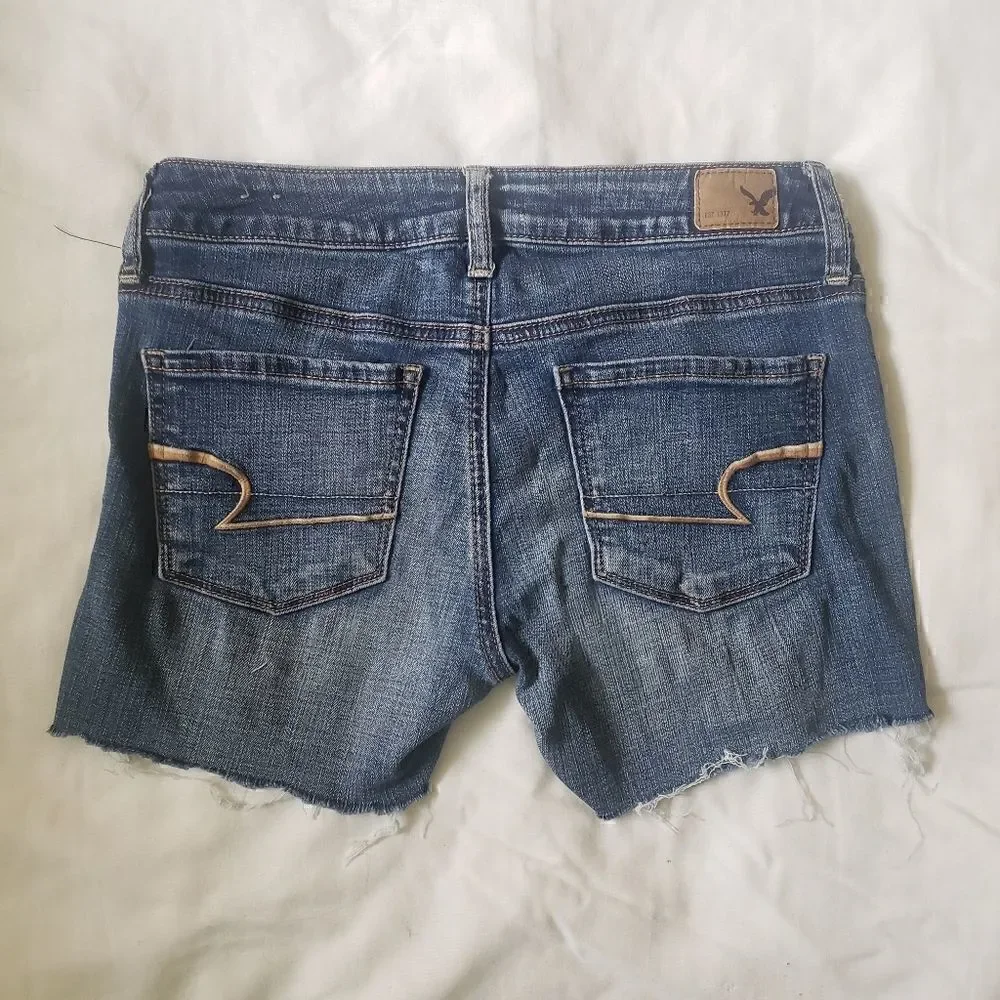 American Eagle Outfitters Raw Hem Shorts Cutoffs 4